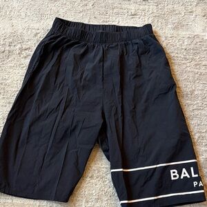 Balmain Black Youth Swim Shorts